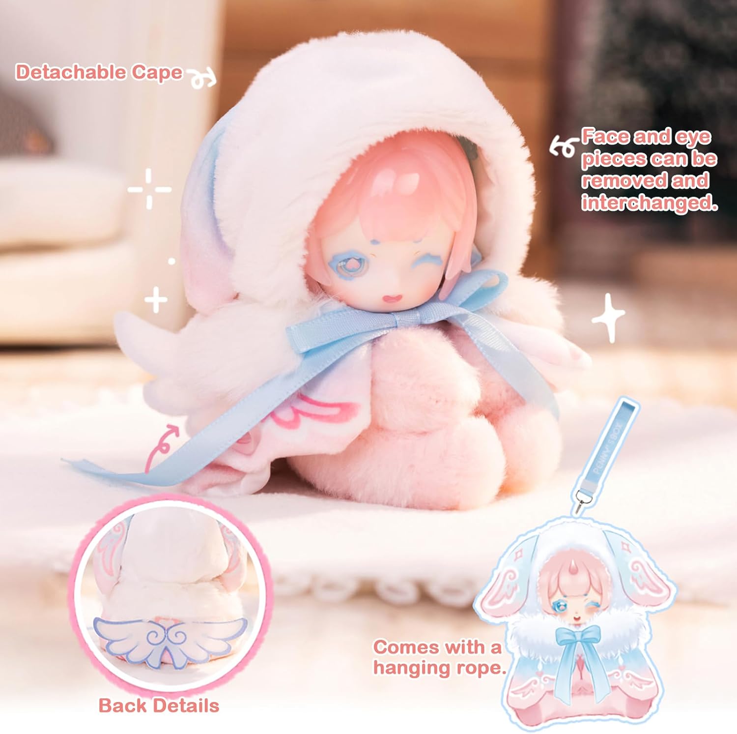 Antu Cute Petite Series Plush Blind Box 1PC (1 of 7 Possible Styles) Cute Figures Collectible Toys Birthday Gifts