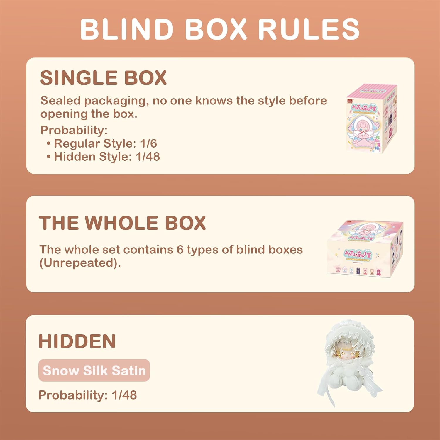 Antu Cute Petite Series Plush Blind Box 1PC (1 of 7 Possible Styles) Cute Figures Collectible Toys Birthday Gifts