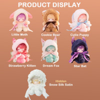 Antu Cute Petite Series Plush Blind Box 1PC (1 of 7 Possible Styles) Cute Figures Collectible Toys Birthday Gifts