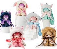 Antu Cute Petite Series Plush Blind Box 1PC (1 of 7 Possible Styles) Cute Figures Collectible Toys Birthday Gifts