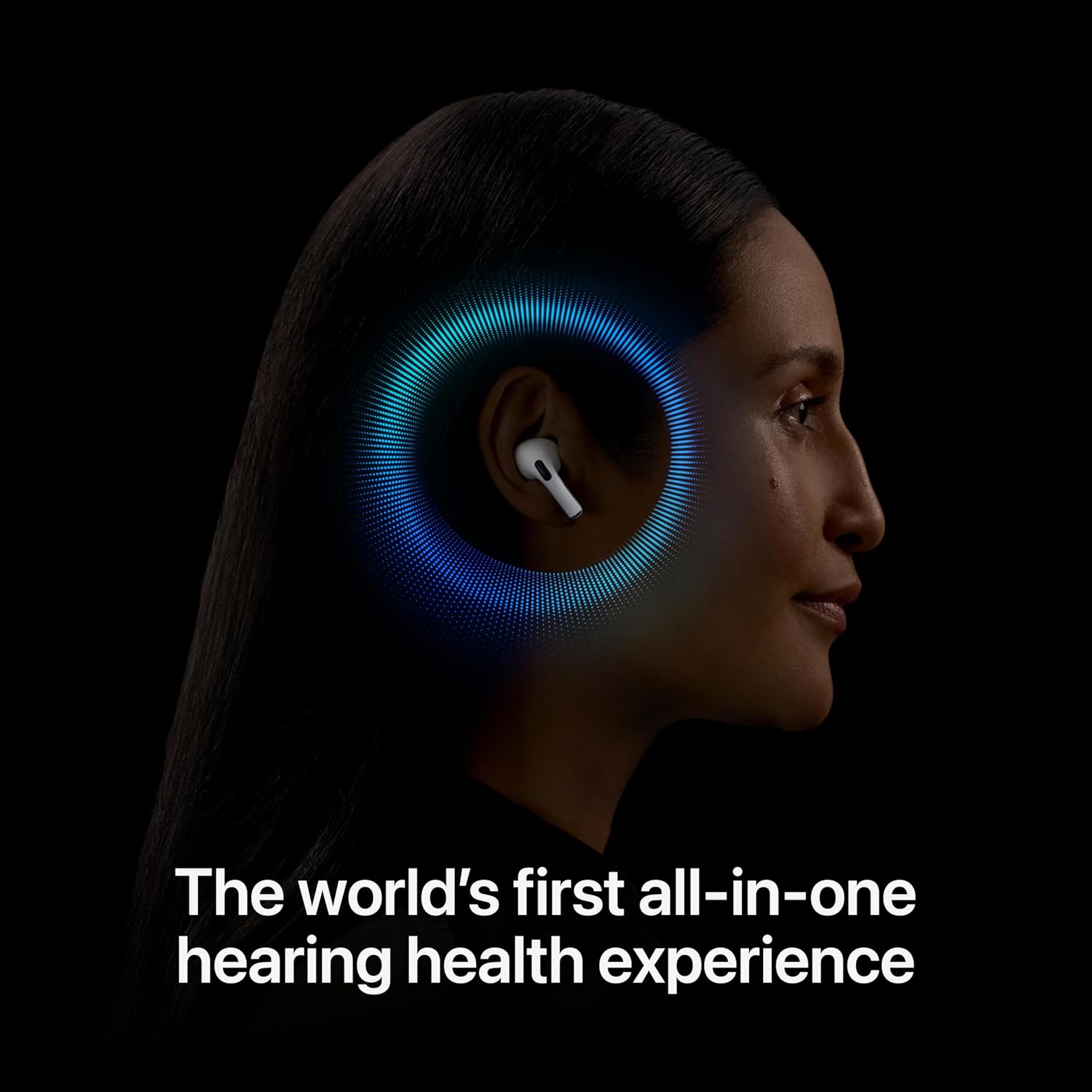 Apple AirPods Pro 2 Wireless Earbuds, Active Noise Cancellation, Hearing Aid Feature, Bluetooth Headphones, Transparency, Personalized Spatial Audio, High-Fidelity Sound, H2 Chip, USB-C Charging Without AppleCare+