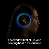 Apple AirPods Pro 2 Wireless Earbuds, Active Noise Cancellation, Hearing Aid Feature, Bluetooth Headphones, Transparency, Personalized Spatial Audio, High-Fidelity Sound, H2 Chip, USB-C Charging Without AppleCare+