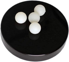 SSR 100 x Blue Night Vision Fluorescent Silicon Rubber Balls Paintballs Glowing in The Dark in 43 Cal. for Training and Self - Home Defense