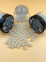 SSR 100 x Blue Night Vision Fluorescent Silicon Rubber Balls Paintballs Glowing in The Dark in 43 Cal. for Training and Self - Home Defense