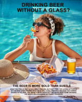 LUXU Beer Glass, 20 oz Can Shaped Beer Glasses Set of 4 -Craft Drinking Glasses,Large Beer Glasses for Any Drink and Any Occasion (Set of 4) 20 OZ Set of 4