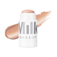 Milk Makeup Highlighter – Cream Highlighter Stick for Face + Body with Radiant, Shimmery Glow – Buildable, Blendable, Vegan Formula for All Skin Types Lit - Champagne Pearl