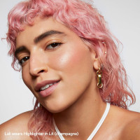 Milk Makeup Highlighter – Cream Highlighter Stick for Face + Body with Radiant, Shimmery Glow – Buildable, Blendable, Vegan Formula for All Skin Types Lit - Champagne Pearl