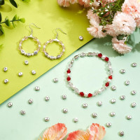 SUNNYCLUE 1 Box 104Pcs Metal Letter Beads Alphabet Beads Bulk Alloy Oval Tibetan Antique Silver Capital English A-Z Bead for Jewelry Making DIY Crafting Name Necklace Bracelet Keychain Women Beginners