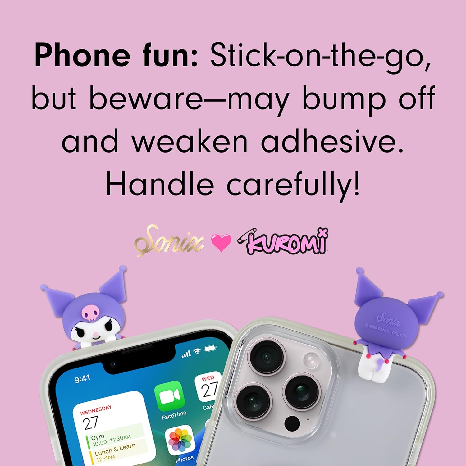 Sonix x Sanrio Hello Kitty & Friends Peekers - Pastel Series Blind Box - Adhesive Decorative Mini Figures - Includes Hello Kitty, My Melody, Kuromi, Little Twin Stars, or Mystery Character
