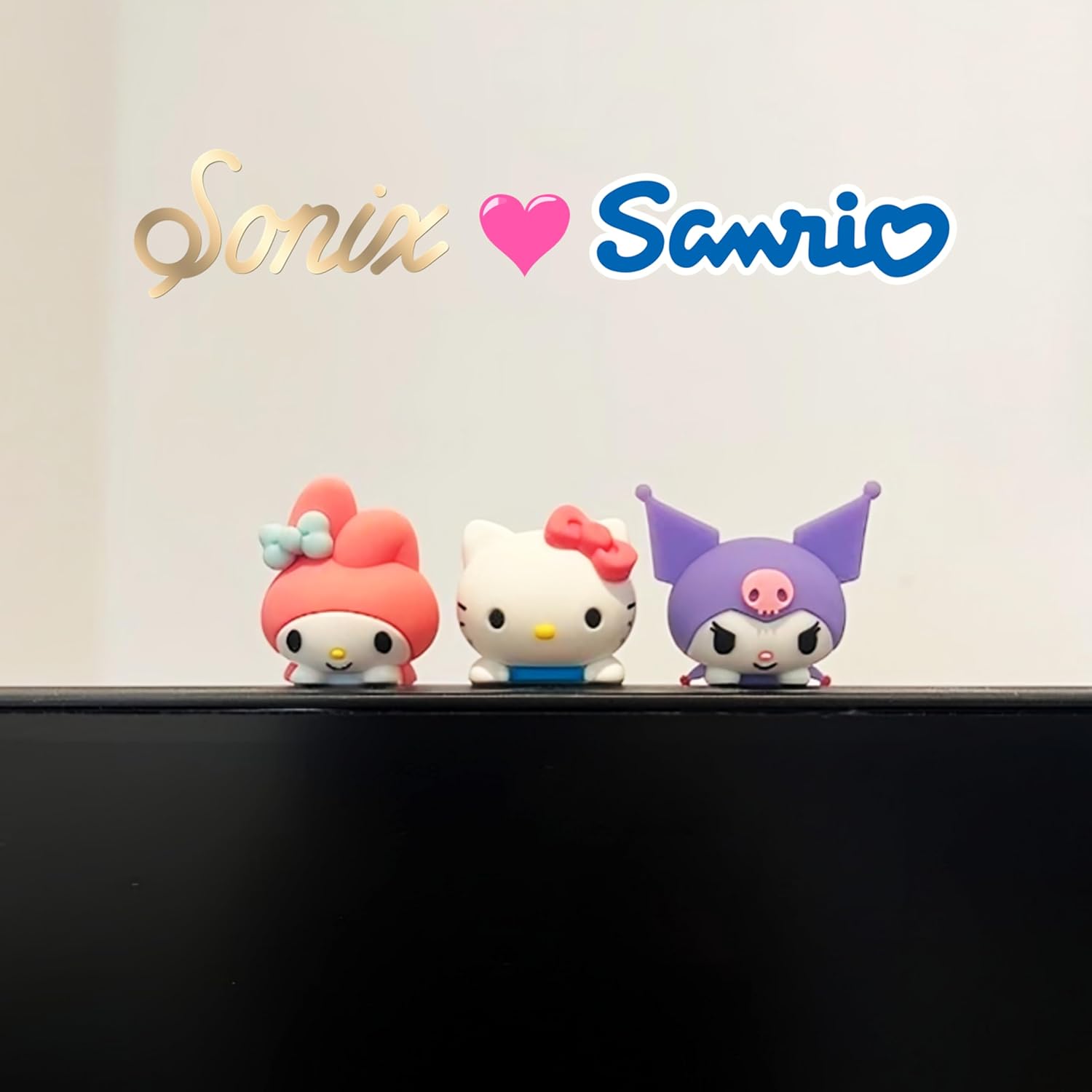 Sonix x Sanrio Hello Kitty & Friends Peekers - Pastel Series Blind Box - Adhesive Decorative Mini Figures - Includes Hello Kitty, My Melody, Kuromi, Little Twin Stars, or Mystery Character