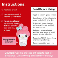 Sonix x Sanrio Hello Kitty & Friends Peekers - Pastel Series Blind Box - Adhesive Decorative Mini Figures - Includes Hello Kitty, My Melody, Kuromi, Little Twin Stars, or Mystery Character
