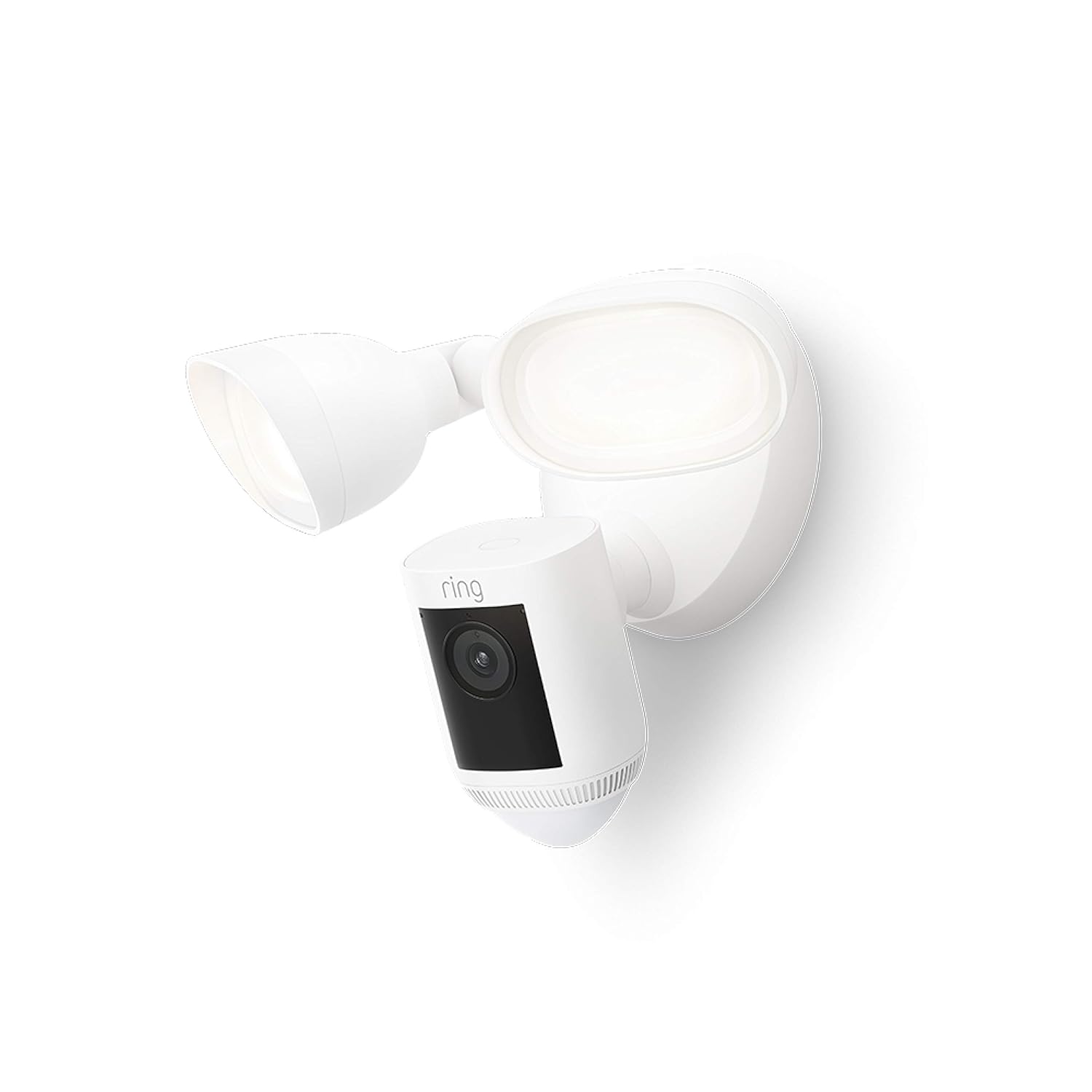 Ring Floodlight Cam Wired Pro with Bird’s Eye View and 3D Motion Detection, White White 1 Camera Floodlight Cam Wired Pro Only