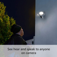 Ring Floodlight Cam Wired Pro with Bird’s Eye View and 3D Motion Detection, White White 1 Camera Floodlight Cam Wired Pro Only