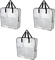 Ikea DIMPA 3 pcs Extra Large Storage Bag, Clear Heavy Duty Bags, Moth and Moisture Protection Storage Bags 1 Clear