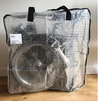 Ikea DIMPA 3 pcs Extra Large Storage Bag, Clear Heavy Duty Bags, Moth and Moisture Protection Storage Bags 1 Clear
