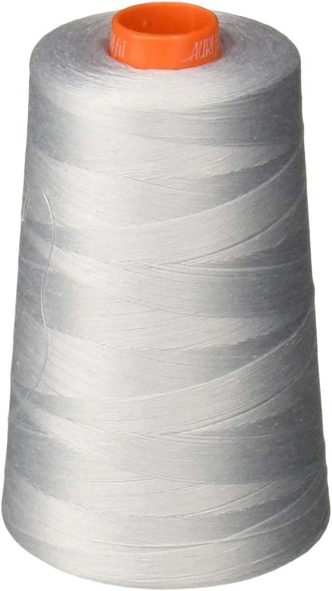 Aurifil Dove Grey Thread, 6452 yard cone, Gray