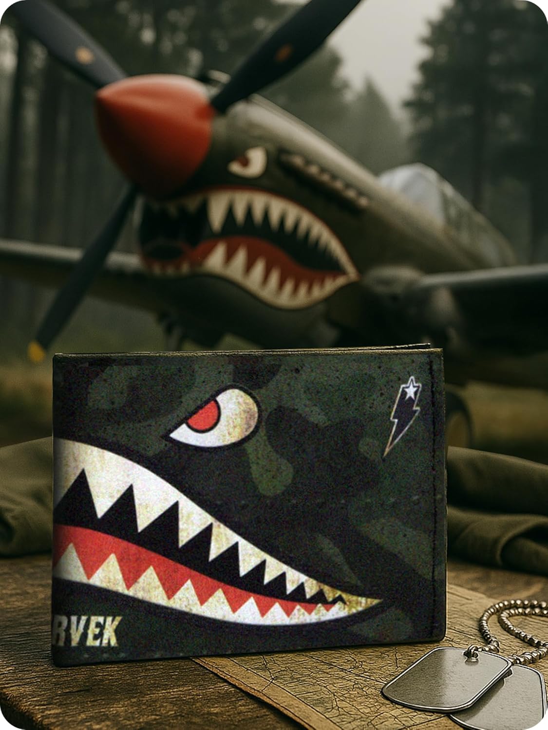 Shark Stitched Paper Wallet - Vegan Mighty Thin Tear & Water-Resistant Slim Wallet for men - Mens Credit Card Holder Wallet - Bape Hypebeast Streetwear Bifold Wallets - RFID Blocking Super Shark Rfid Blocking