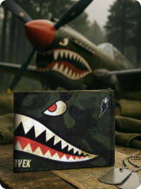 Shark Stitched Paper Wallet - Vegan Mighty Thin Tear & Water-Resistant Slim Wallet for men - Mens Credit Card Holder Wallet - Bape Hypebeast Streetwear Bifold Wallets - RFID Blocking Super Shark Rfid Blocking