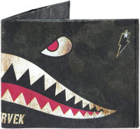Shark Stitched Paper Wallet - Vegan Mighty Thin Tear & Water-Resistant Slim Wallet for men - Mens Credit Card Holder Wallet - Bape Hypebeast Streetwear Bifold Wallets - RFID Blocking Super Shark Rfid Blocking