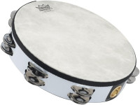Remo TA-5210-00 Fiberskyn Tambourine - Quadura White, 10