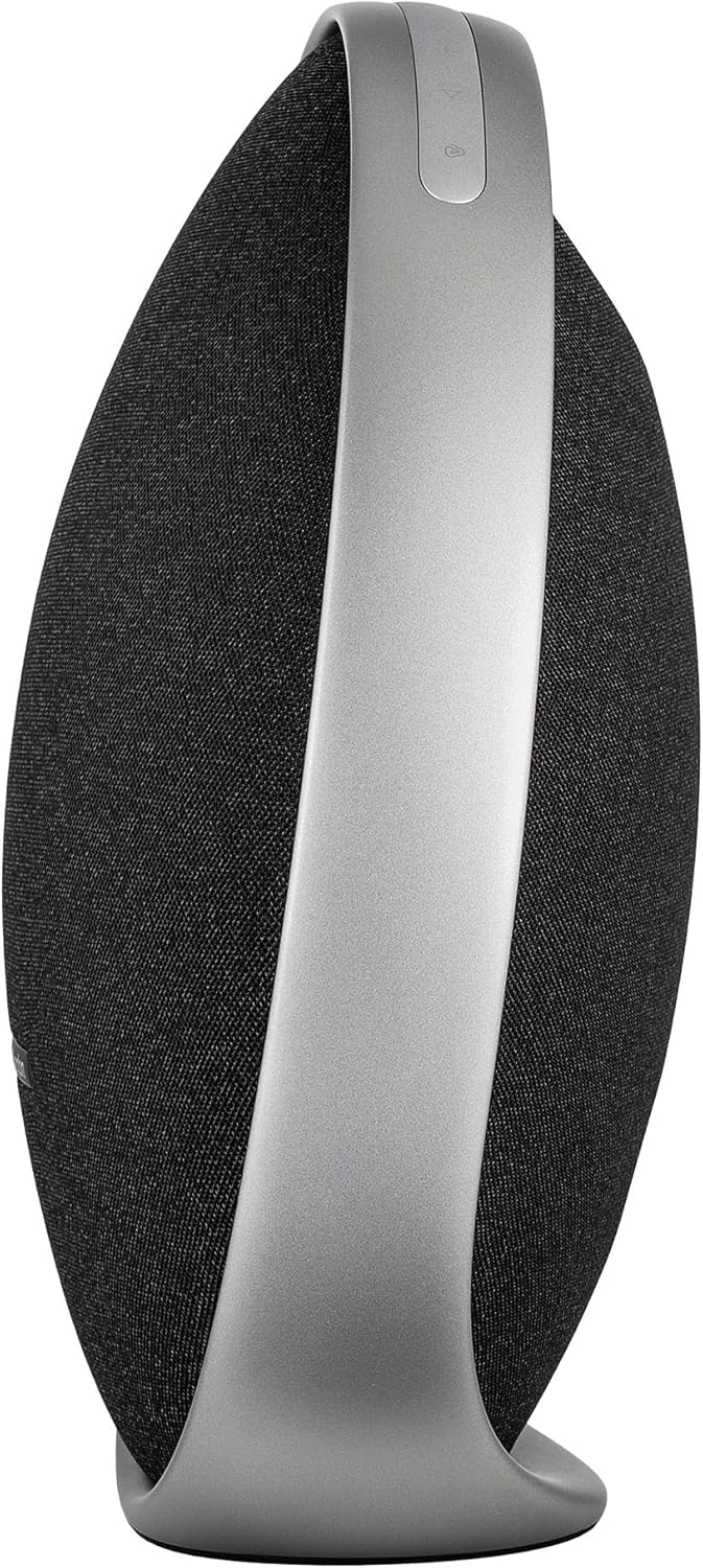 Harman Kardon Onyx Studio 9 Portable Stereo Bluetooth Speaker (HKOS9BLKJN) Bundle Including: 2X Aux Cable, Power Supply, Type-C Cable, Fiber Cloth