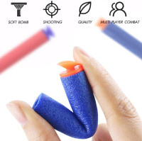 POKONBOY 6 Pack Blaster Toys Guns for Boys Fit for Nerf Bullets, Toy Guns with 120 PCS Refill Foam Darts for Boys Girls Birthday Gifts Party Favors Hand Gun Toys for 6+ Year Old Kids