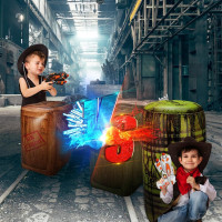 POKONBOY 6 Pack Blaster Toys Guns for Boys Fit for Nerf Bullets, Toy Guns with 120 PCS Refill Foam Darts for Boys Girls Birthday Gifts Party Favors Hand Gun Toys for 6+ Year Old Kids