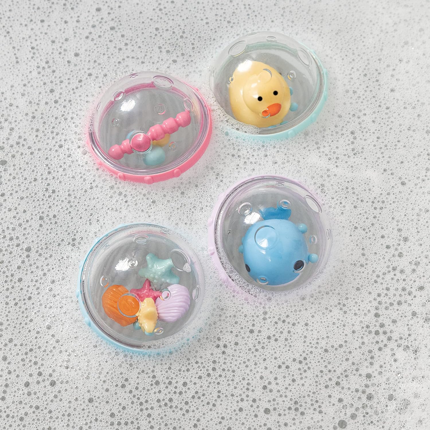 Munchkin® Float & Play Bubbles™ Baby and Toddler Bath Toy, 4 Count 4 Count Float & Play