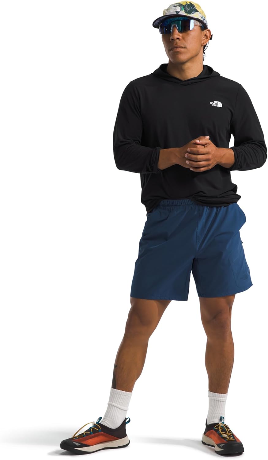 THE NORTH FACE Men's Adventure Sun Hoodie | Light & Breathable With Upf 40+ Sun Protection & 3-piece Hood X-Large Tnf Black