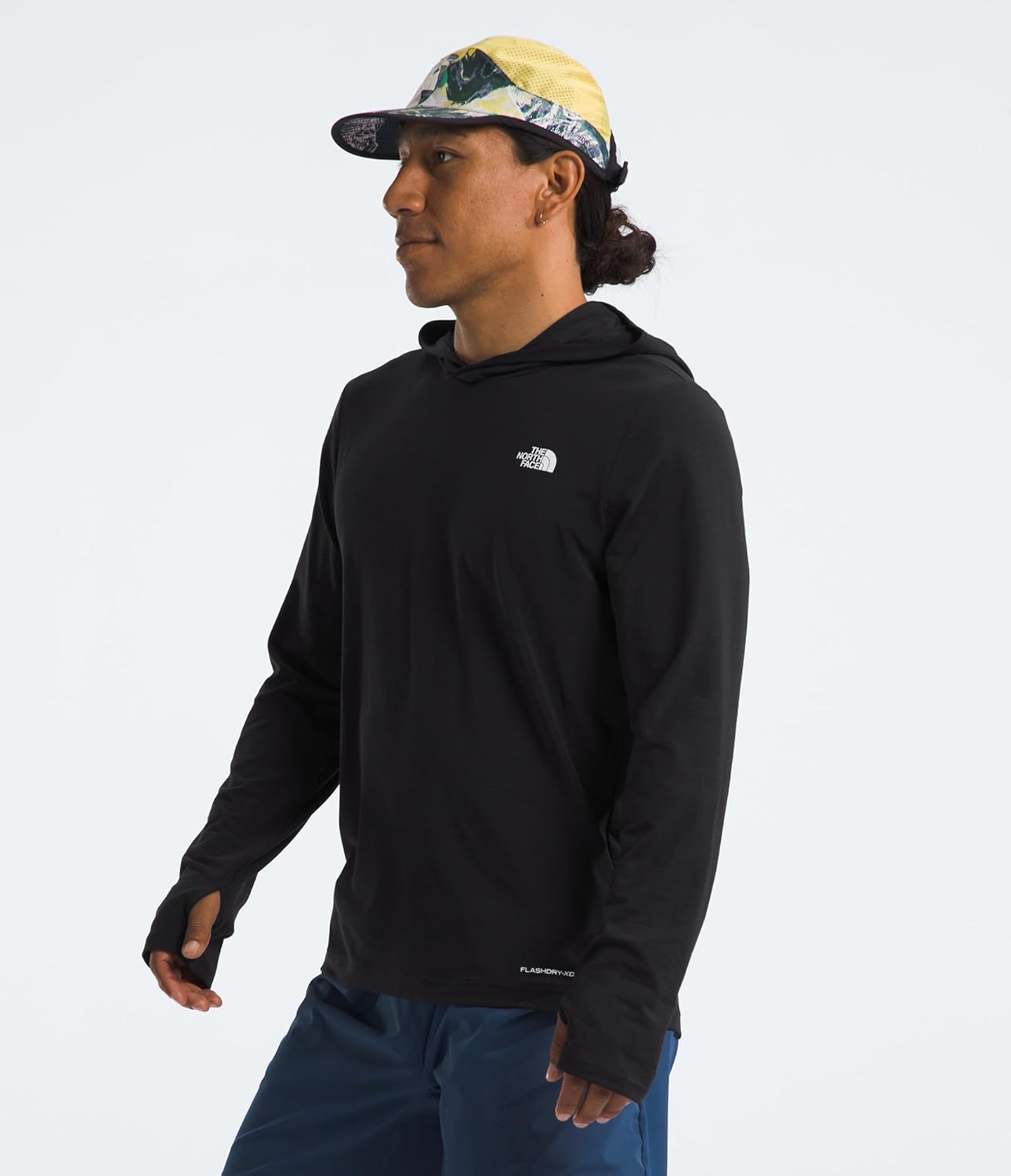 THE NORTH FACE Men's Adventure Sun Hoodie | Light & Breathable With Upf 40+ Sun Protection & 3-piece Hood X-Large Tnf Black