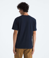 THE NORTH FACE Men's Evolution Simple Dome Short-sleeve Tee (Standard & Big Size) | Cotton Shirt With the Classic Logo Large Summit Navy