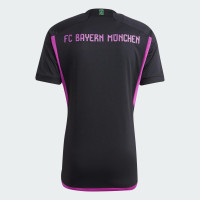 adidas Men's Soccer Bayern Munich 23/24 Away Jersey - Unifying Message, Moisture-Wicking Fabric Eco-Friendly Materials Large Black