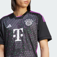 adidas Men's Soccer Bayern Munich 23/24 Away Jersey - Unifying Message, Moisture-Wicking Fabric Eco-Friendly Materials Large Black