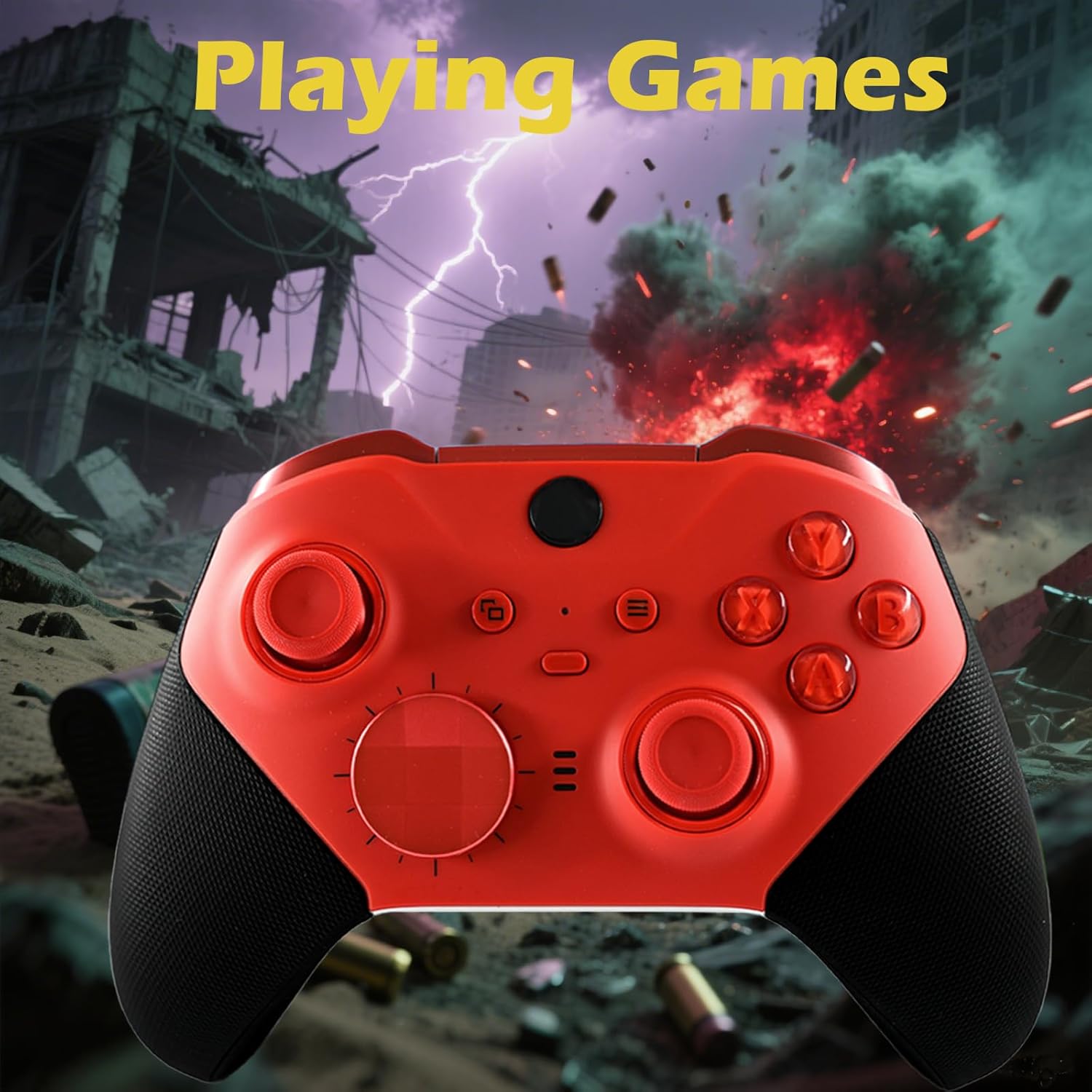 YanYanGou Elite Series 2 Core Controller Compatible for Xbox Elite Series 2 Controller-Red,Gaming Controller Compatible with Xbox Series X|S,Xbox One X|S [video game] [video game]