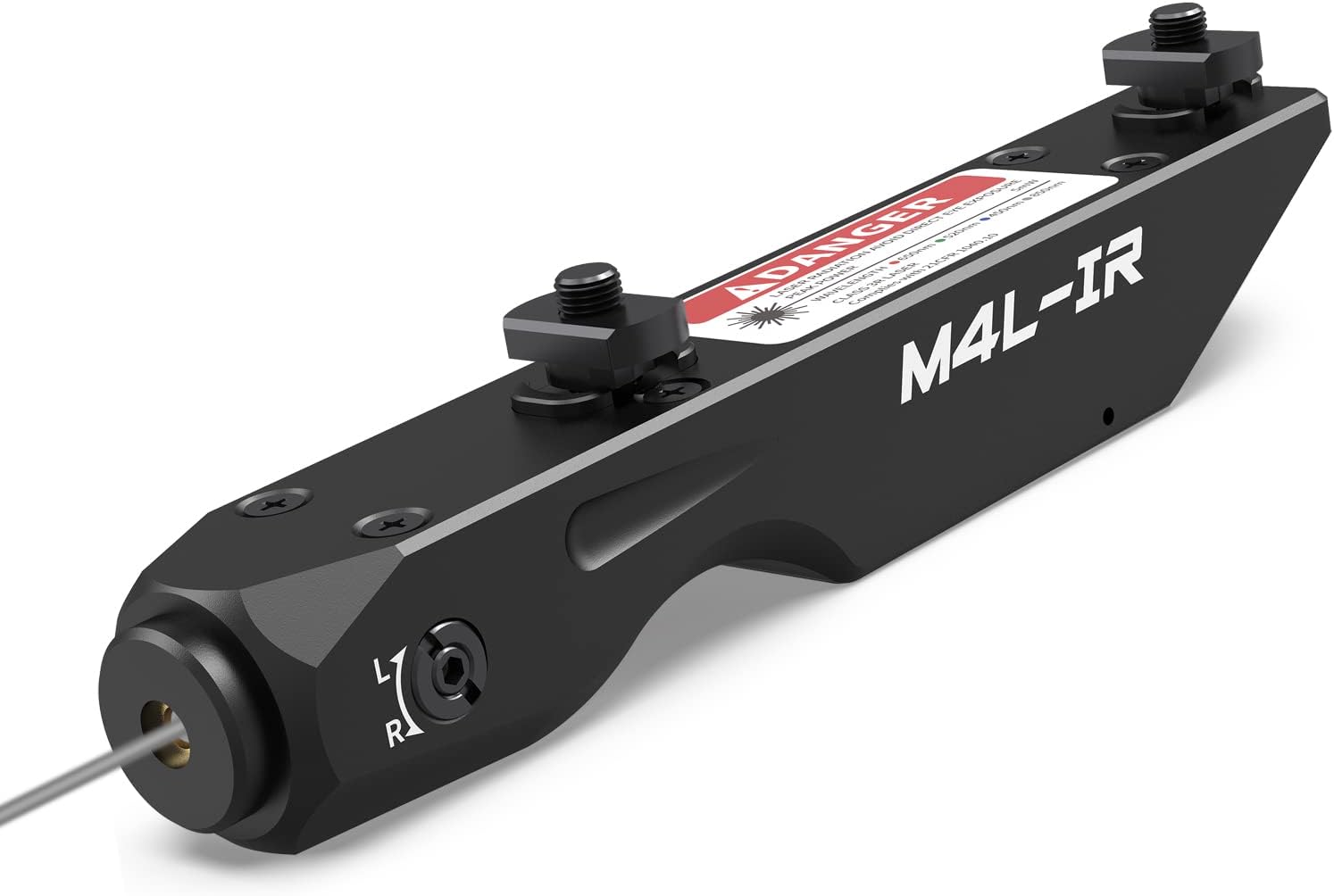 Votatu M4L- IR Laser Sight for Rifle Compatible with M-Lok Rail, Ultra Low-Profile Tactical Infrared Laser with Strobe Function Magnetic Rechargeable