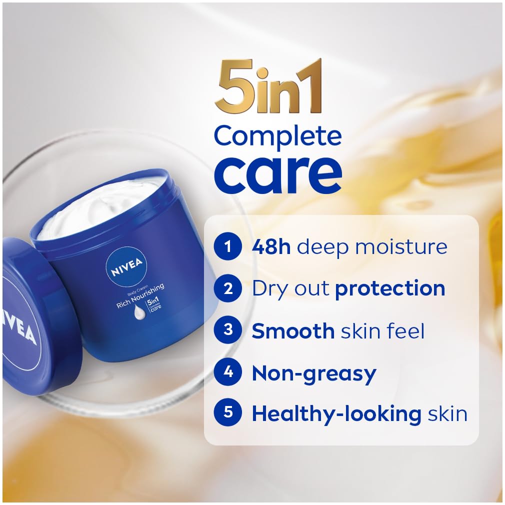 Nivea Rich Nourishing Body Cream Dry Skin Almond Oil 400 ml
