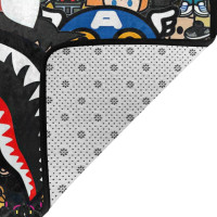 Large Outdoor Rug Anime Camouflage Shark Bape Rug, Non-Slip Bathroom Rugs, Kitchen Rugs Home Decor Carpet Area Rugs for Bedroom 36