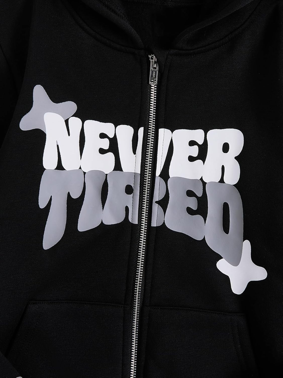 SOLY HUX Boy's Zip Up Hoodies Sweatshirt Y2k Letter Graphic Long Sleeve Streetwear Jacket 13 Years Black Letter