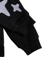 SOLY HUX Boy's Zip Up Hoodies Sweatshirt Y2k Letter Graphic Long Sleeve Streetwear Jacket 13 Years Black Letter