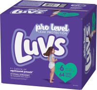 Luvs Diapers - Size 6, 64 Count, Paw Patrol Disposable Baby Diapers Size 6 64