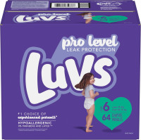 Luvs Diapers - Size 6, 64 Count, Paw Patrol Disposable Baby Diapers Size 6 64