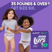 Luvs Diapers - Size 6, 64 Count, Paw Patrol Disposable Baby Diapers Size 6 64