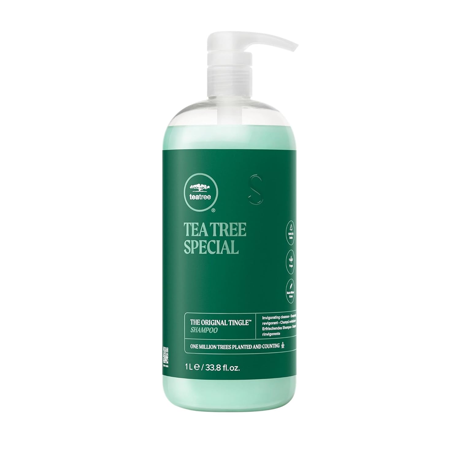 Tea Tree Special Shampoo, Deep Cleans, Refreshes Scalp, For All Hair Types, Especially Oily Hair 33.8 Fl Oz (Pack of 1)