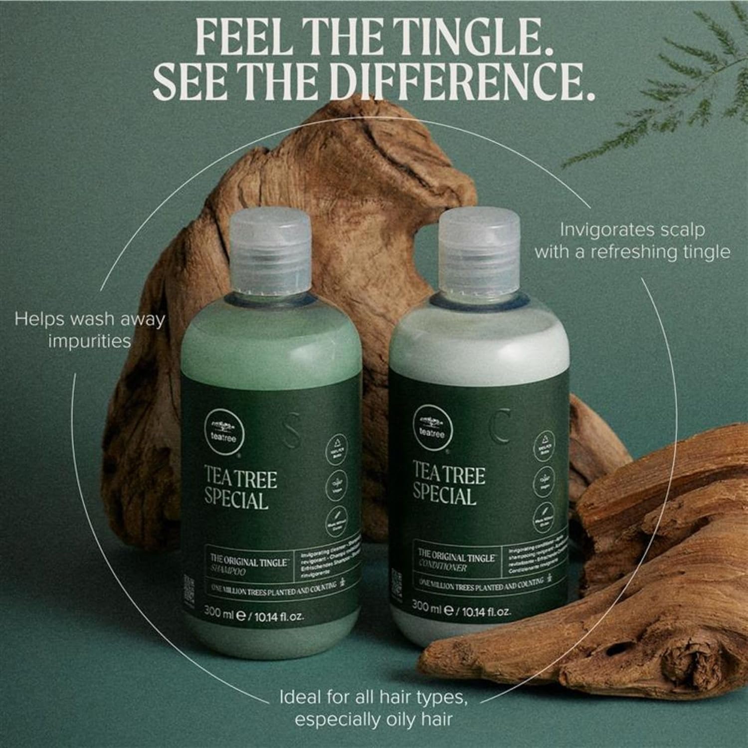Tea Tree Special Shampoo, Deep Cleans, Refreshes Scalp, For All Hair Types, Especially Oily Hair 33.8 Fl Oz (Pack of 1)