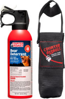 Counter Assault Bear Spray - Bears, Mountain Lions, Coyotes - Long-Range 40ft Distance - Pepper Spray Safety Gear for Hiking & Camping Protection - 2% Capsaicin - 10.2 oz 10.2 oz, 1 pack, and Holster