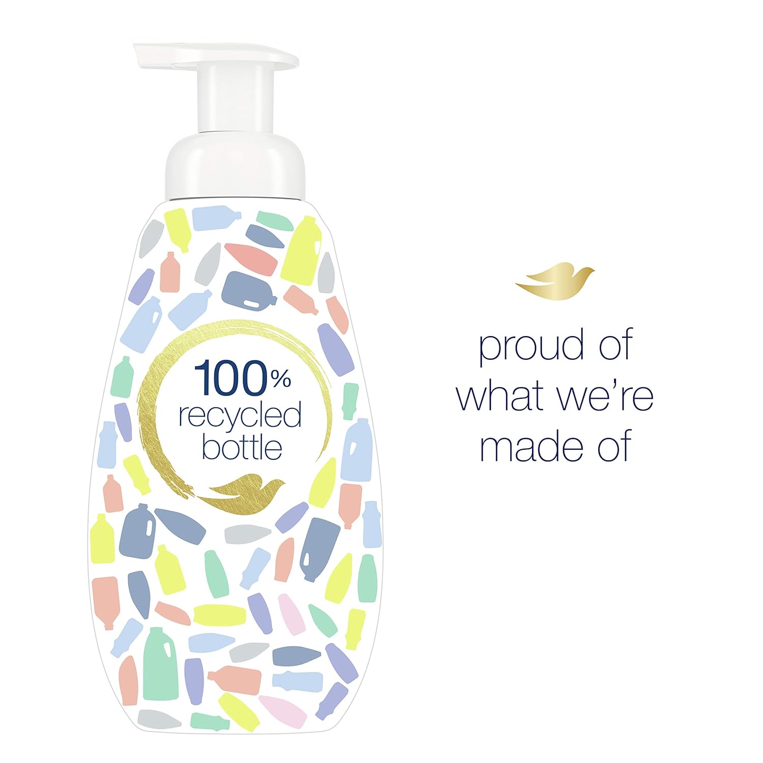 Dove Instant Foaming Body Wash 4 Count for Softer and Smoother Skin Sensitive Skin Effectively Washes Away Bacteria While Nourishing Your Skin 13.5 oz