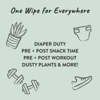The Honest Company Clean Conscious Multi-Use Wipes | Hypoallergenic + Unscented for Sensitive Skin | Over 99% Water, Compostable, Plant Based, Baby Wipes | Pattern Play, 10 Count (Pack of 6)