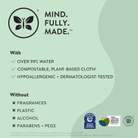 The Honest Company Clean Conscious Multi-Use Wipes | Hypoallergenic + Unscented for Sensitive Skin | Over 99% Water, Compostable, Plant Based, Baby Wipes | Pattern Play, 10 Count (Pack of 6)