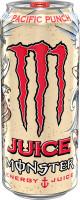 Monster Energy Juice Monster Pacific Punch, Energy Drink, 16 Ounce | Energy + Juice, Pack of 15 Pacific Punch 16 Ounce (Pack of 15)