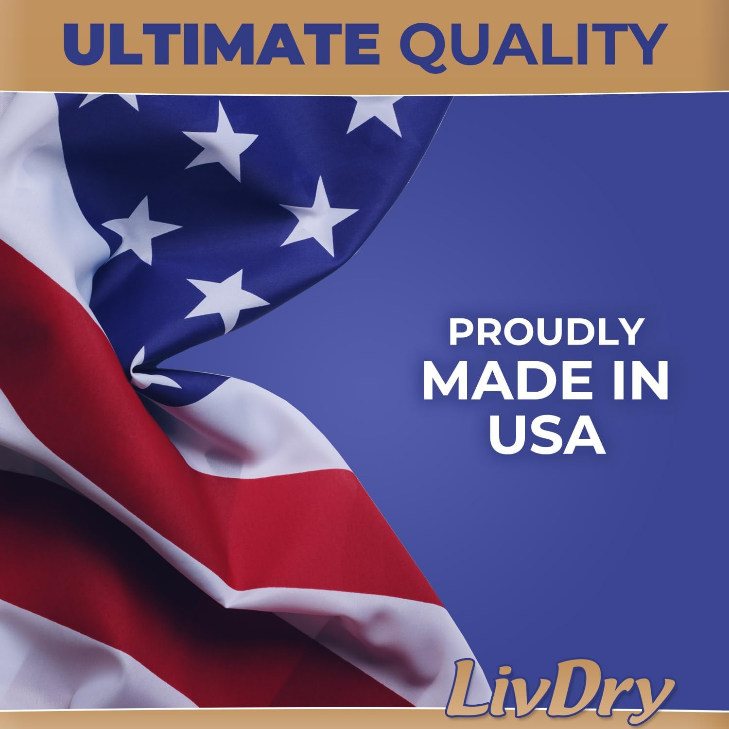 LivDry Ultimate 2XL Adult Incontinence Underwear, Max Absorbant Diapers for Women and Men, XXL 60” -80